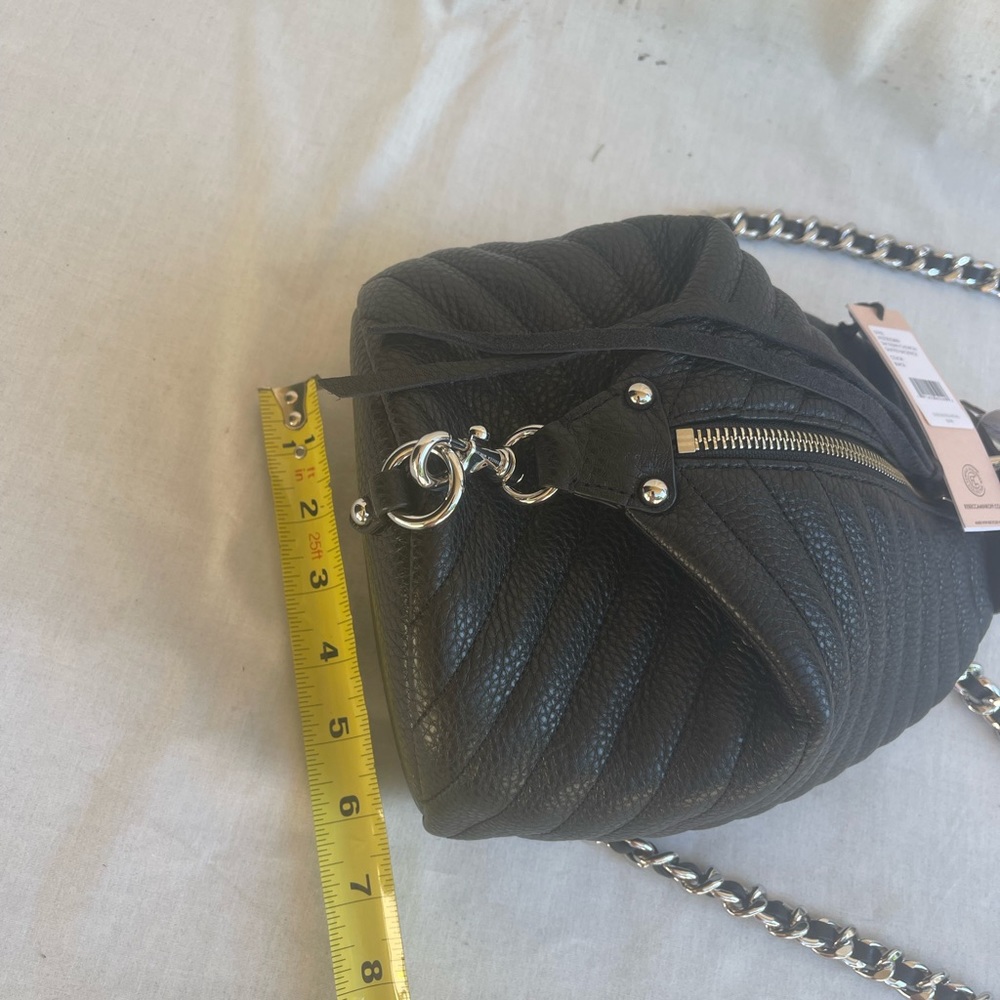 Julian Chevron Quilted Backpack Small black leather, New (Comes w/ removed tags) - Picture 9 of 14